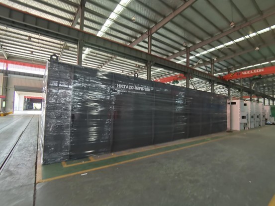 整裝待發 遠征西域 | 航天DB旗舰環保汙水一體化設備發貨新疆